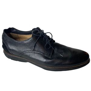 Delaurentis Men’s Black Leather Shoes. Size 11.5